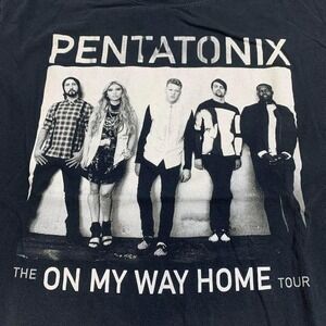 Pentatonix On My Way Home Tour Graphic T-Shirt Black XL Gildan Band Tee